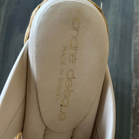 Andre Assous Women's Espadrille Wedge Sandals - Size 7 - Picture 6 of 9